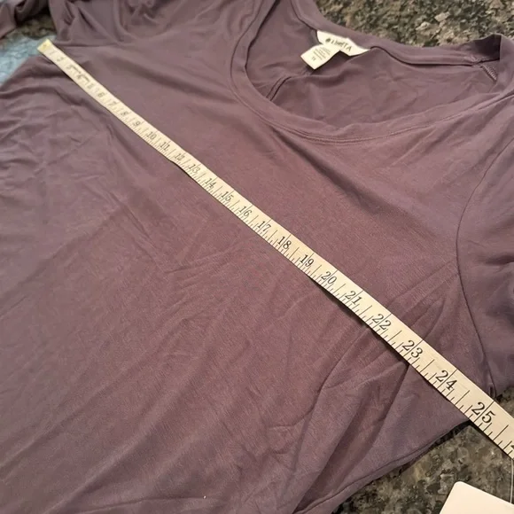 Athleta Stratus ll top purple long sleeve tshirt NWT - Picture 6 of 9